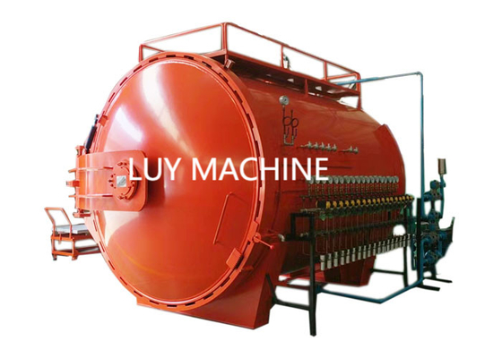 อัตโนมัติประกอบ Autoclave PLC การควบคุมความดันสูง กว้าง 600 - 5000mm