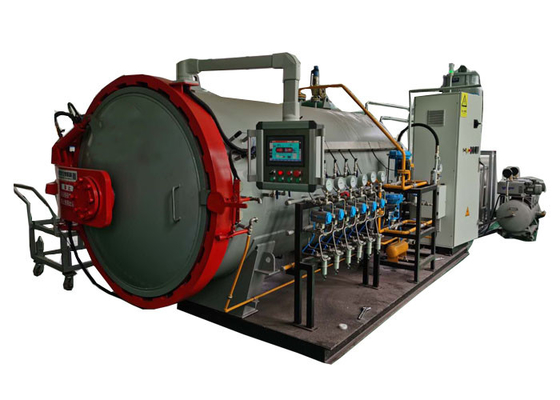 ออโตคลาฟไฟเบอร์คาร์บอนประกอบ 220V / 380V สําหรับการกระเทียมยาง