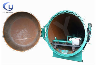 อัตโนมัติการควบคุมความดัน สตูลการบํารุงรักษาโรงงาน Autoclave ไม้ แบบแนวราบ