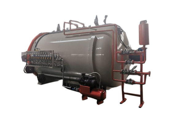การควบคุม PLC ของรถยนต์ การรักษา ออโตคลาฟ ไฟเบอร์คาร์บอน วัสดุที่อัดลมก่อน วัสดุประกอบ ออโตคลาฟ คอร์แรงดัน เครื่องยนต์
