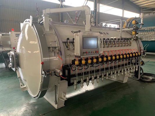 ความยาว 3500 มิลลิเมตร สารประกอบ Autoclave อะไหล่รถ เช่น บอนเน็ตหลังคา Fender Wing Oven สําหรับผลิตภัณฑ์ใยคาร์บอน