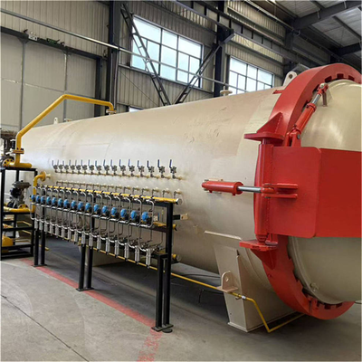 Fully Automatic Composite Autoclave PLC Control High Pressure Curing Oven With Vacuum System for Wind Turbine and UAV Parts