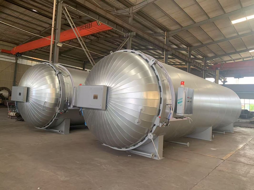 สนามกีฬา Autoclave Safety Interlock System Independent Vacuum Control การผลิต Autoclave ประกอบที่มีแกนเครื่องยนต์