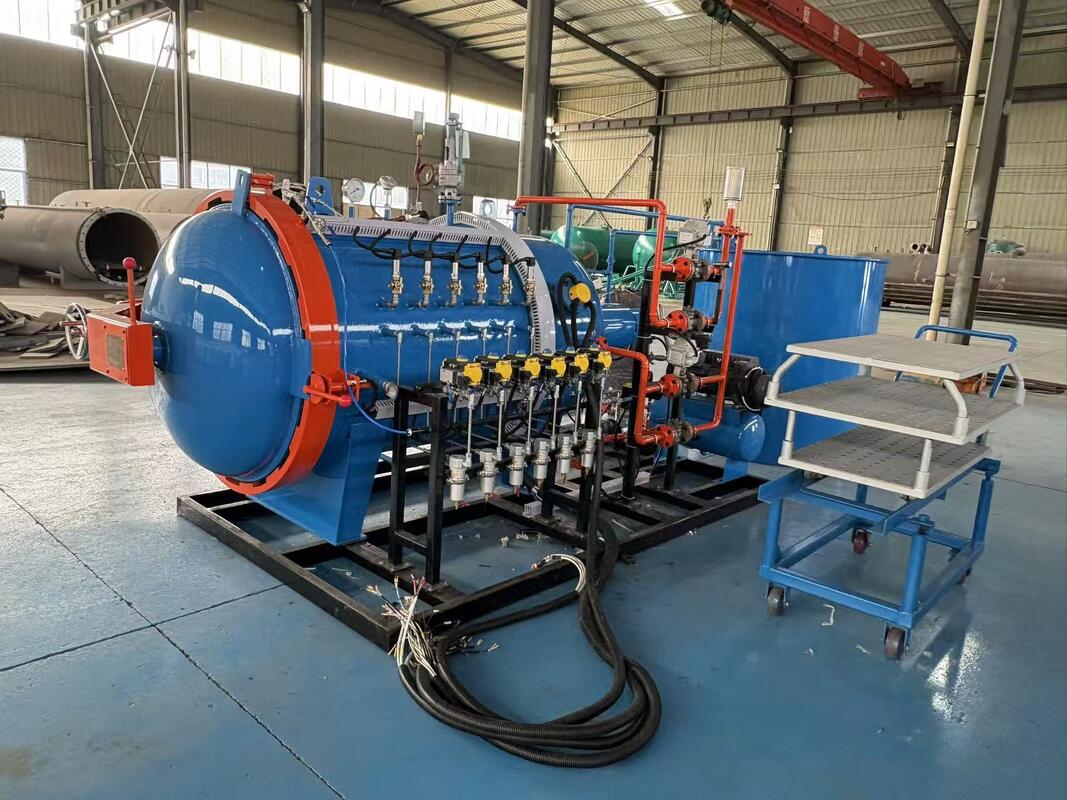 ใบรับรอง CE ASME วัสดุ Autoclave สารประกอบใยคาร์บอนสําหรับการบิน ประเภทรถยนต์ การรักษา Autoclave Autoclave Composite