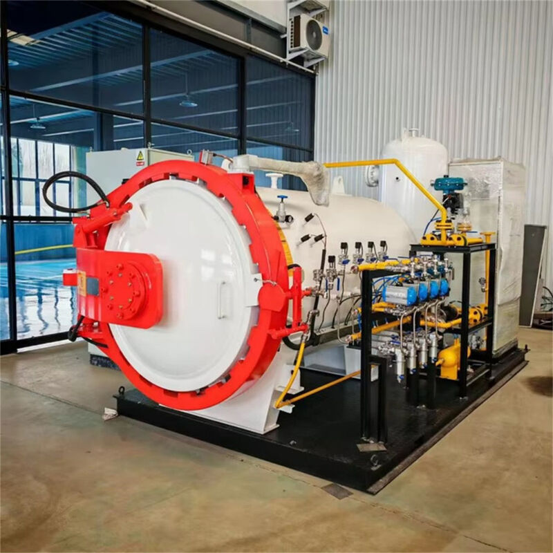 ได้รับการรับรองมาตรฐาน ISO CE LUY ยี่ห้อ Offshore Autoclave ใช้ส่วนประกอบทางวิศวกรรมทางทะเลเรือทนต่อสภาพอากาศแรงดันสูง