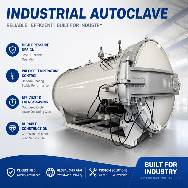 Carbon Fiber Composite Autoclave Suitable for Automotive Carbon Fiber Composite Parts Curing Treatment